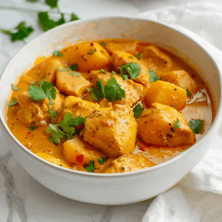 chicken and Potato Curry Recipe