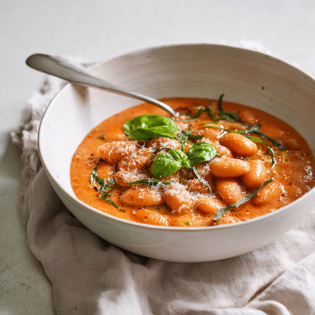 Creamy Tomato Butter Beans - Recipe Image