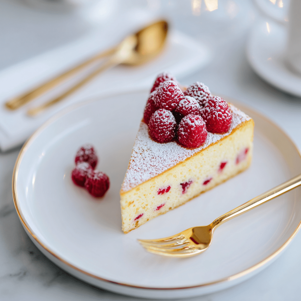 Lemon Raspberry Torte Recipe - Recipe Image