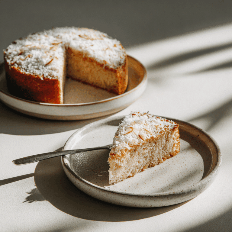 Coconut Almond Torte Recipe