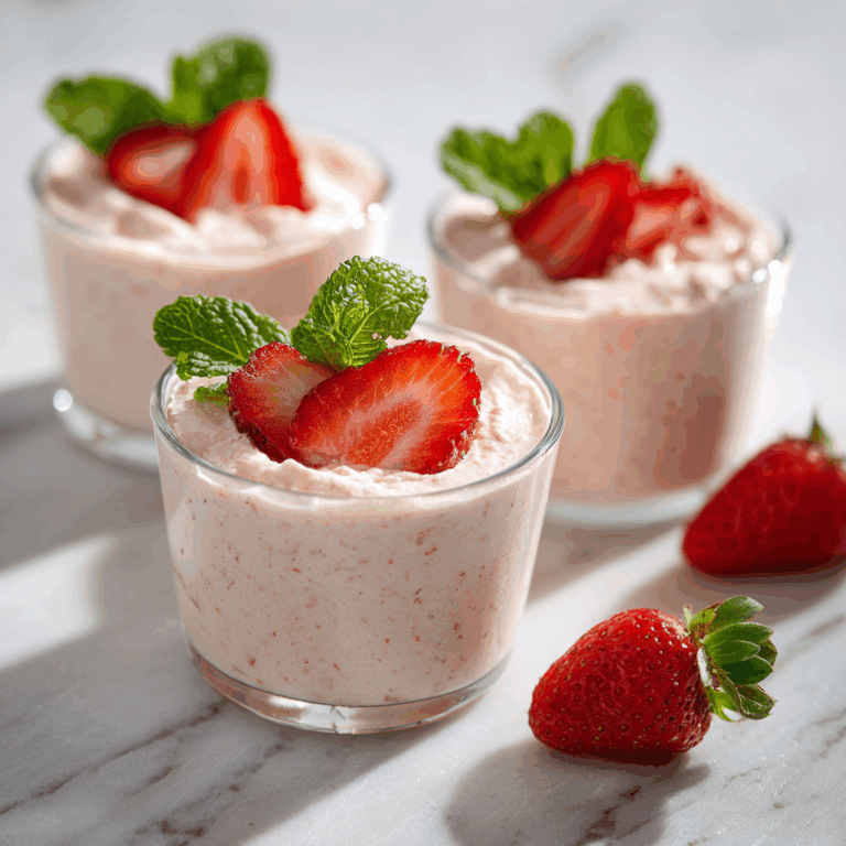 Strawberry Mousse Cups Recipe