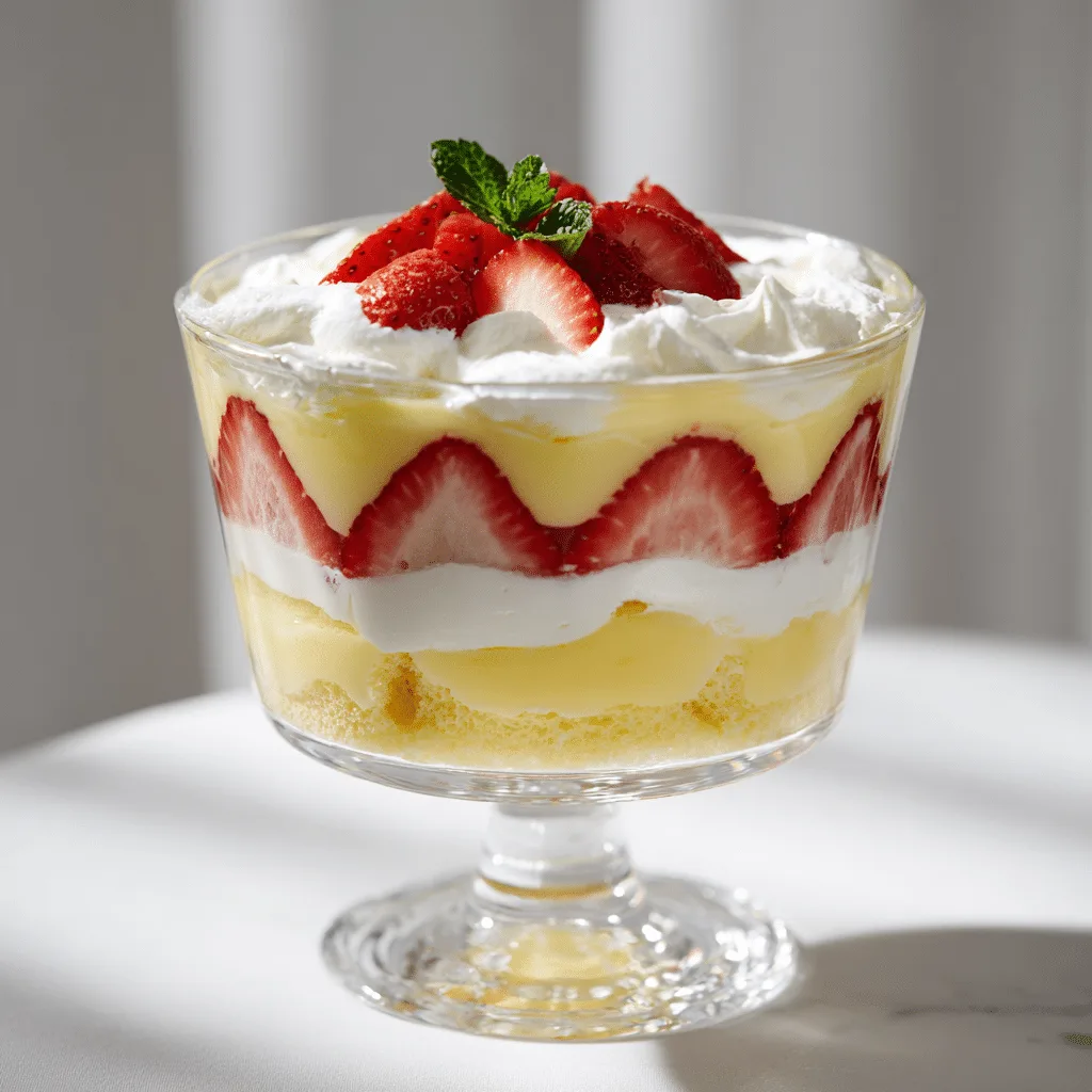 Strawberry Trifle Delight Recipe - Recipe Image