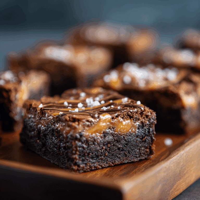 Salted Caramel Brownies (Dark Edition) Recipe