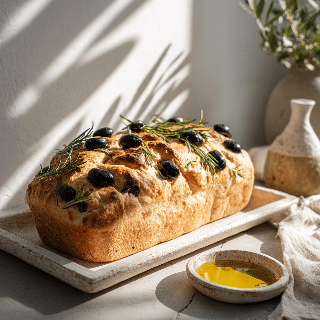 Olive & Rosemary Bread Recipe - Recipe Image