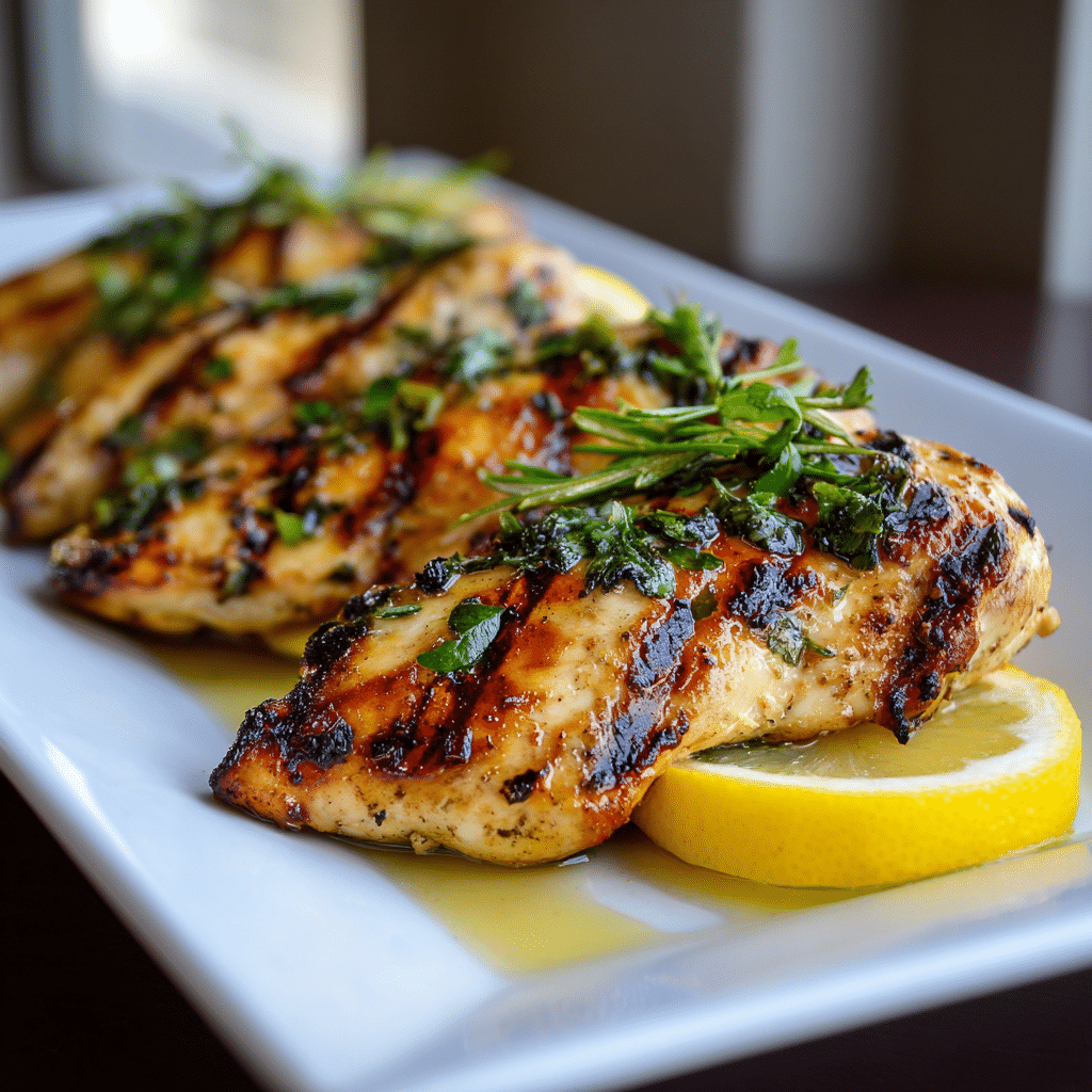 Lemon Garlic Grilled Chicken Recipe - Recipe Image
