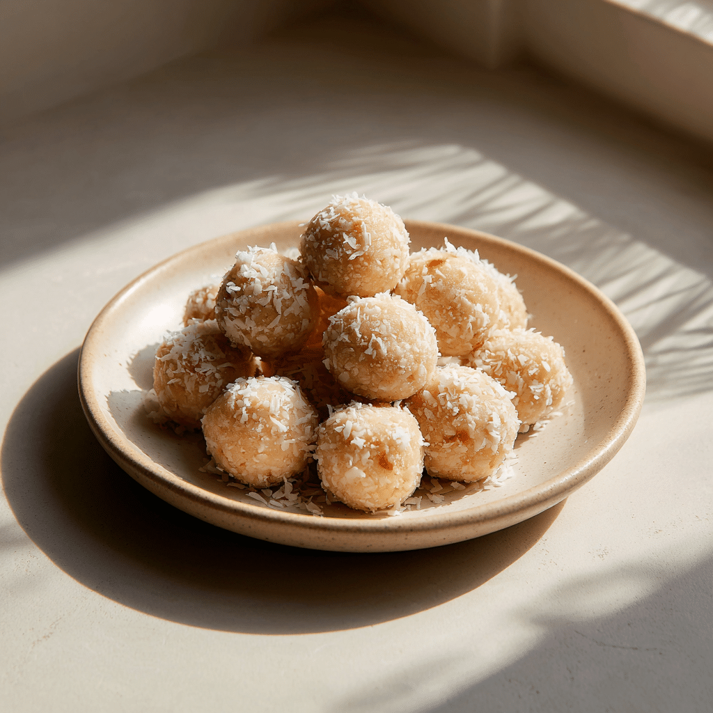 Lemon Coconut Energy Balls Recipe - Recipe Image