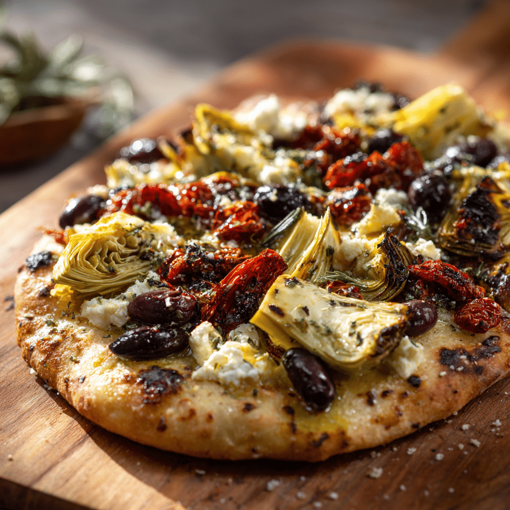 Mediterranean Pizza Recipe - Recipe Image