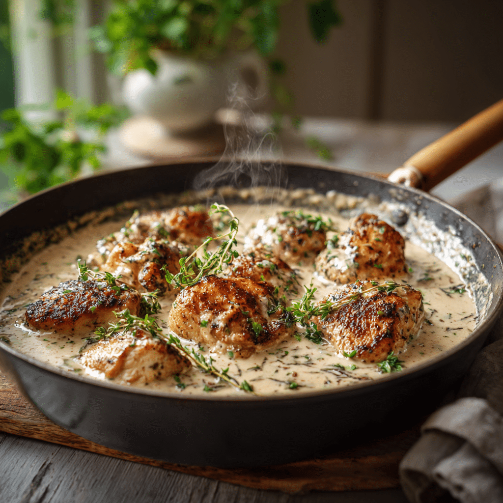 Creamy Garlic Chicken - Recipe Image