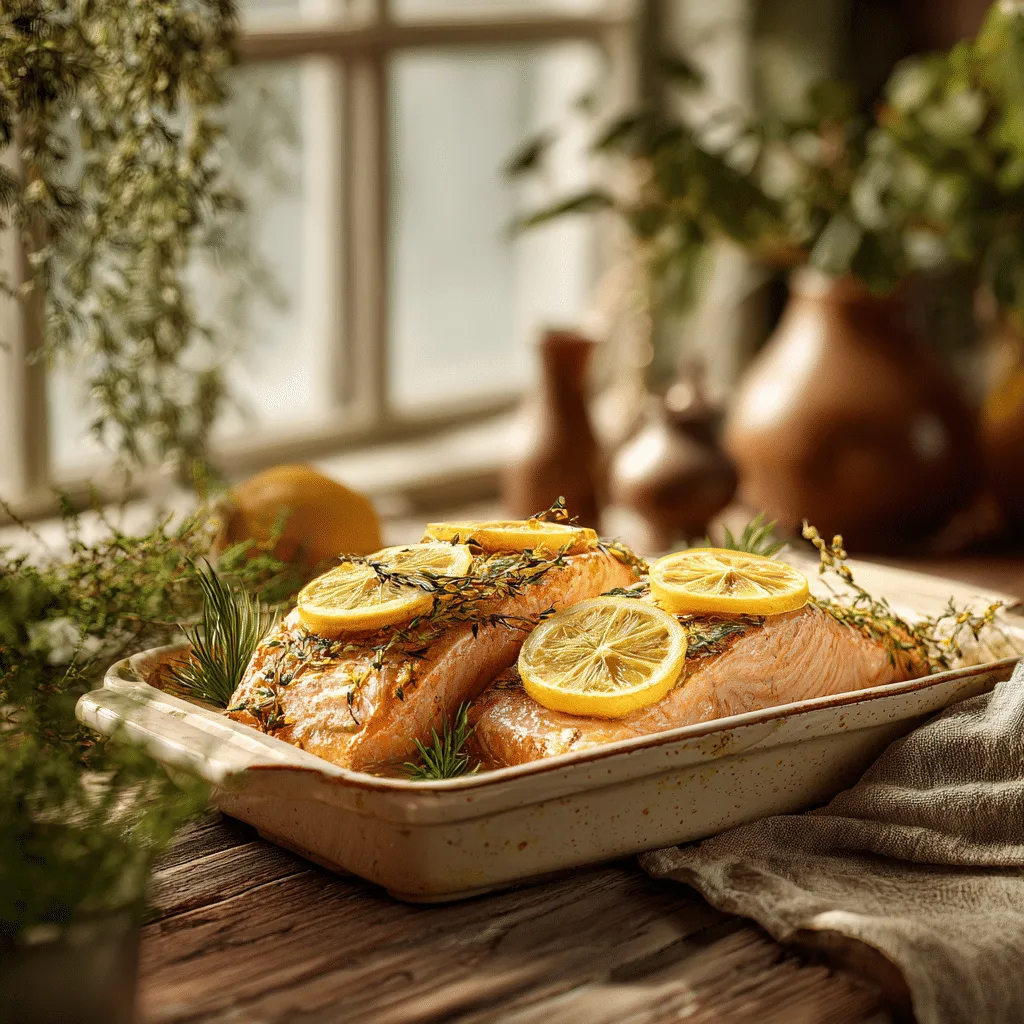 Lemon Herb Salmon - Recipe Image