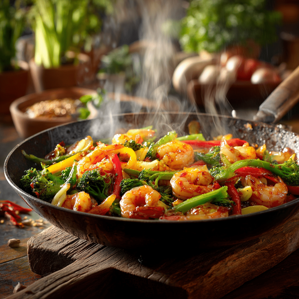 Spicy Shrimp Stir-Fry - Recipe Image