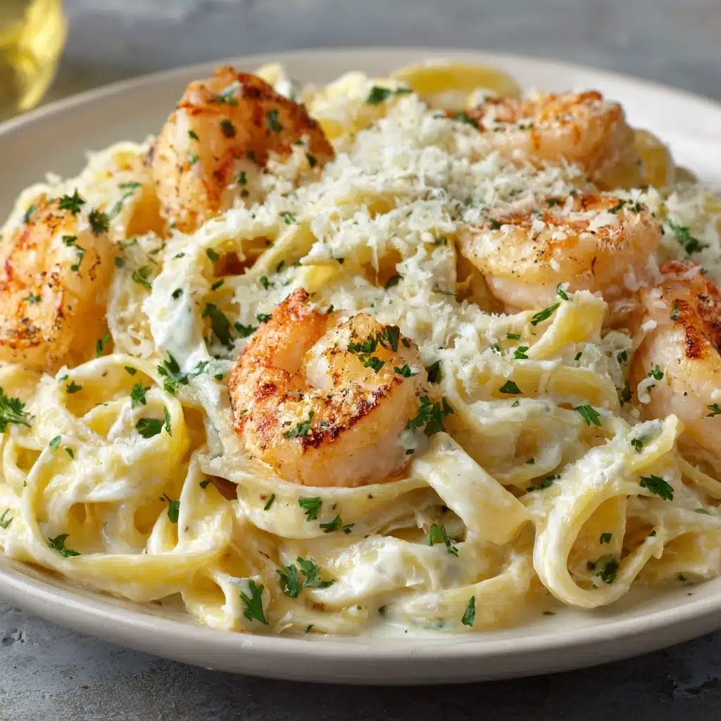 Creamy Shrimp Alfredo Pasta Recipe
