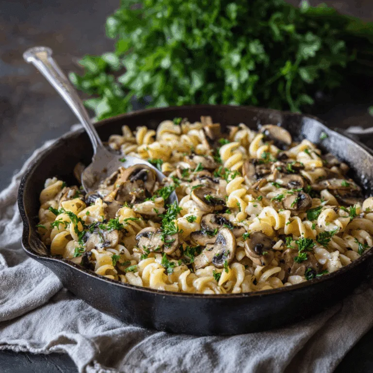 One-Pot Creamy Mushroom Pasta Recipe
