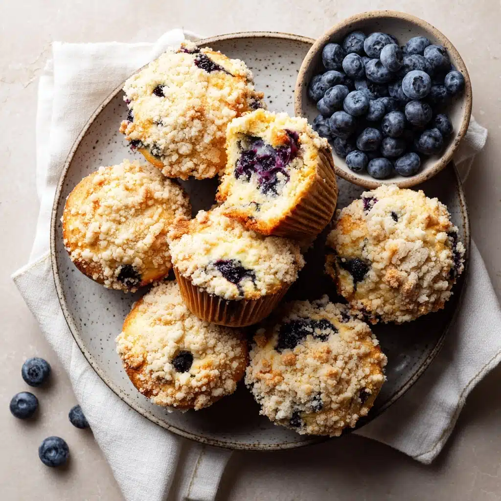 Bakery Style Blueberry Muffins Recipe - Recipe Image