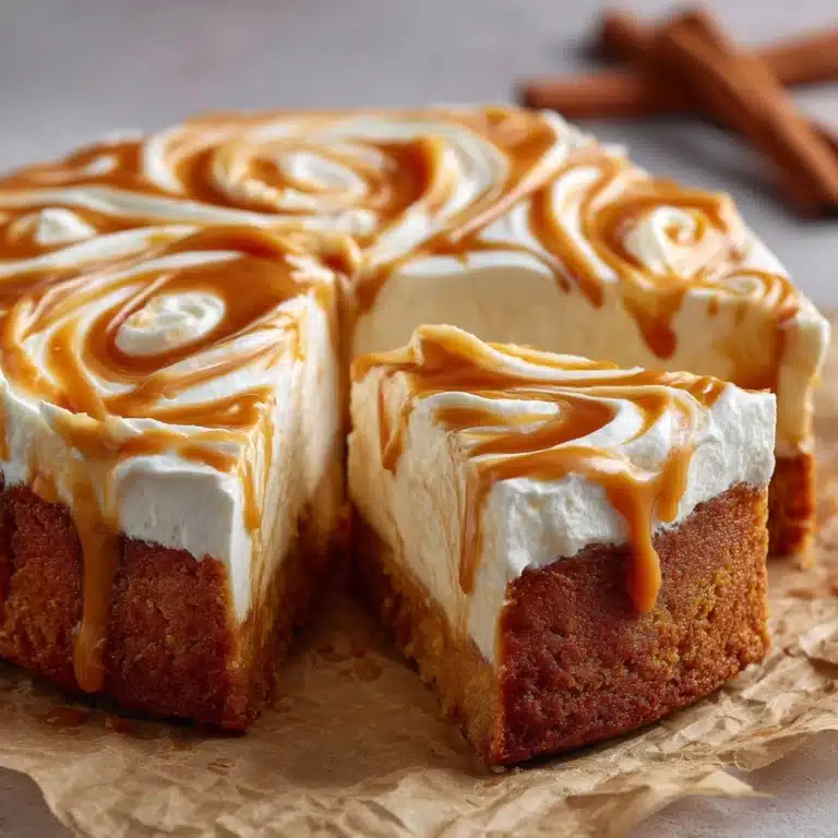 Pumpkin Cake with Whipped Cream Cheese and Maple Caramel Recipe
