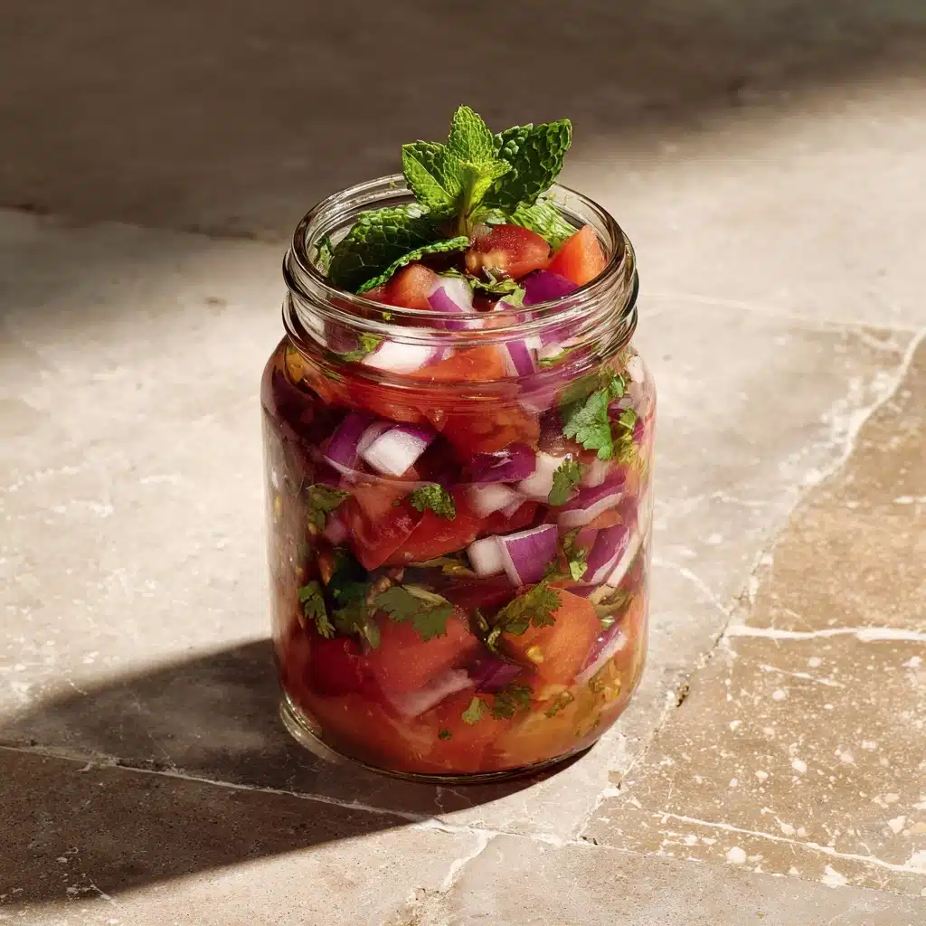 Cucumber and Tomato Salad with Vinegar Recipe - Recipe Image