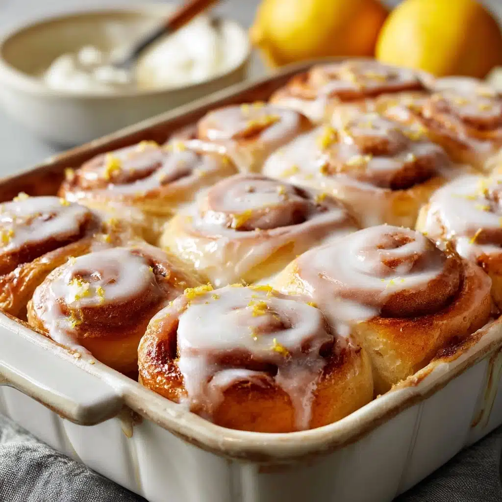 Gluten Free Lemon Rolls - Recipe Image