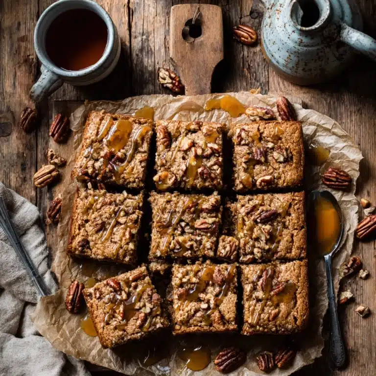 Maple Pecan Blondies Recipe