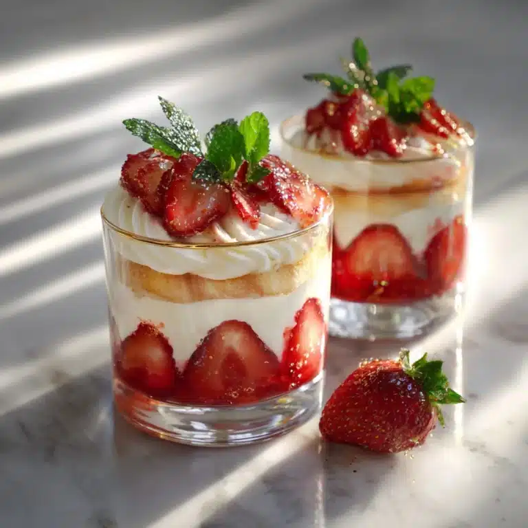 Strawberry Tiramisu Cups Recipe