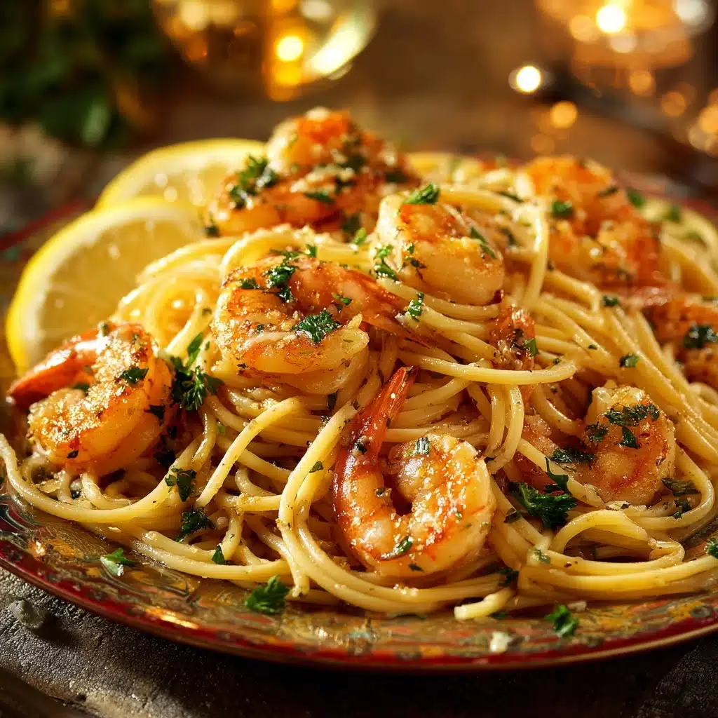 Garlic Butter Shrimp Pasta Recipe