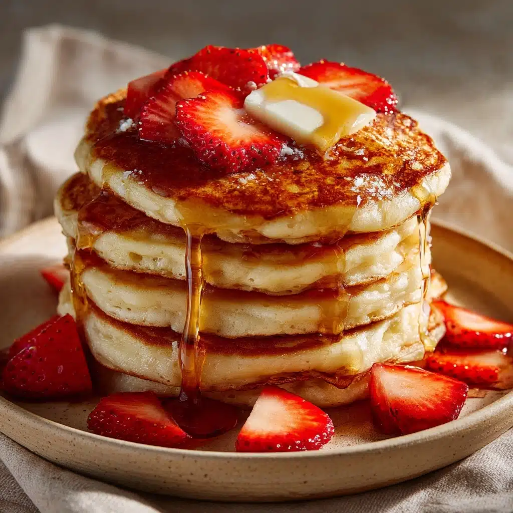 Strawberry Ricotta Pancakes Recipe - Recipe Image