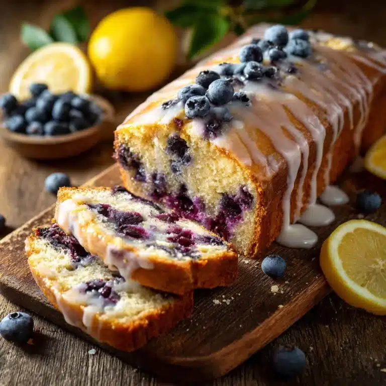Lemon Blueberry Loaf Recipe