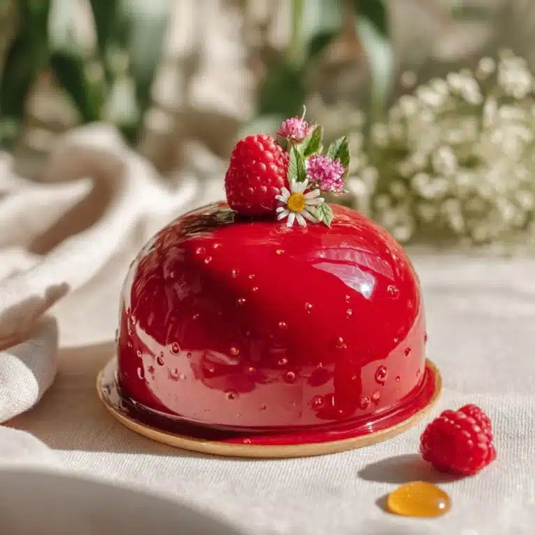 Honey and Raspberry Entremet Recipe