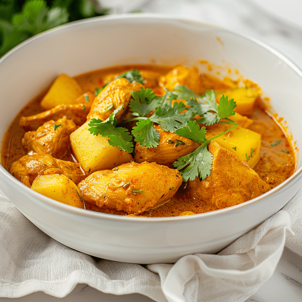 chicken and Potato Curry Recipe - Recipe Image