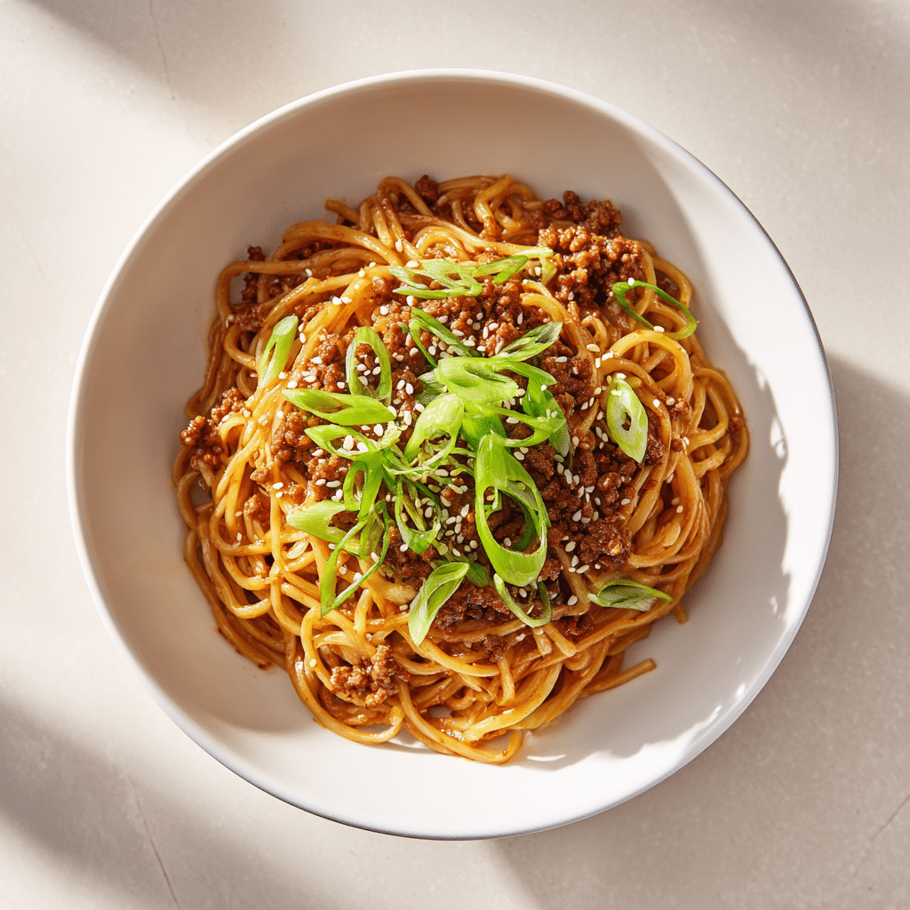 Chili Garlic Beef Noodles
 - Recipe Image