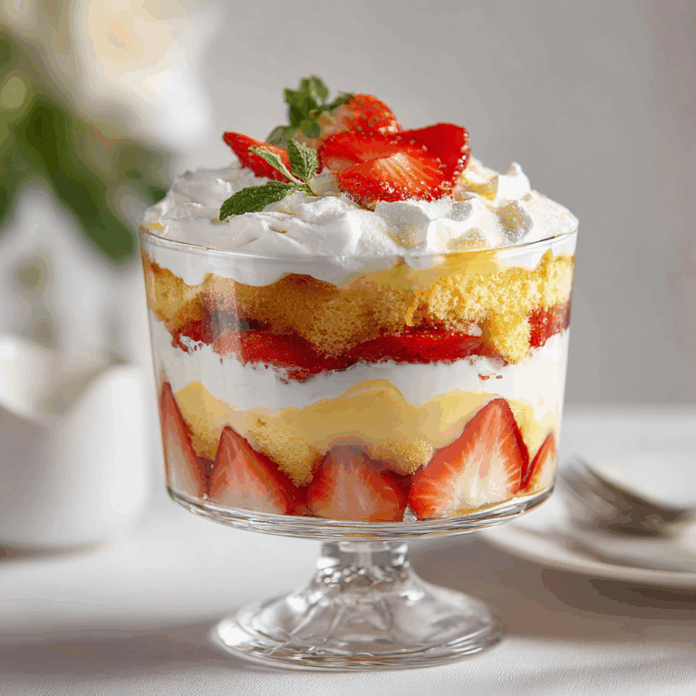 Strawberry Trifle Delight Recipe