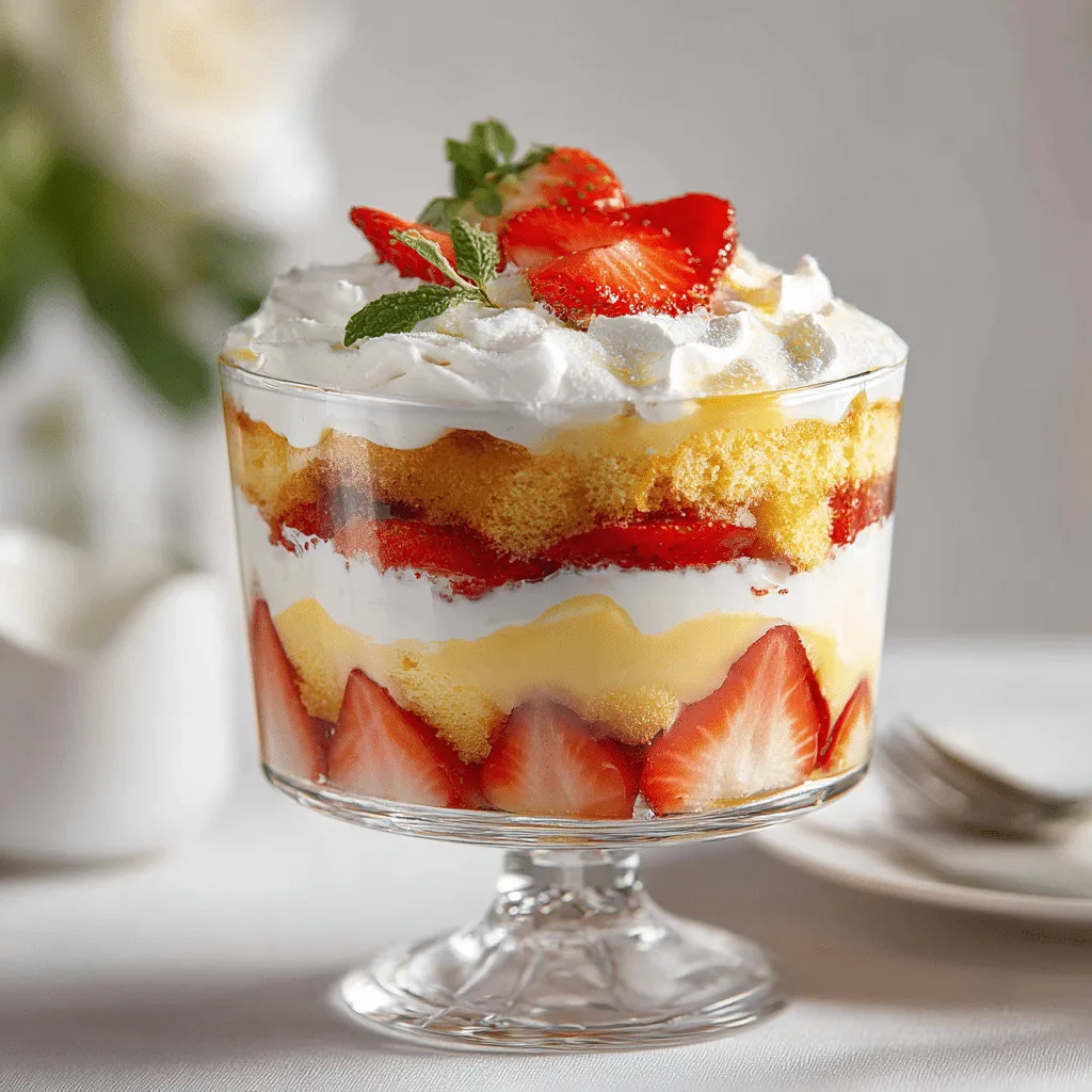 Strawberry Trifle Delight Recipe
