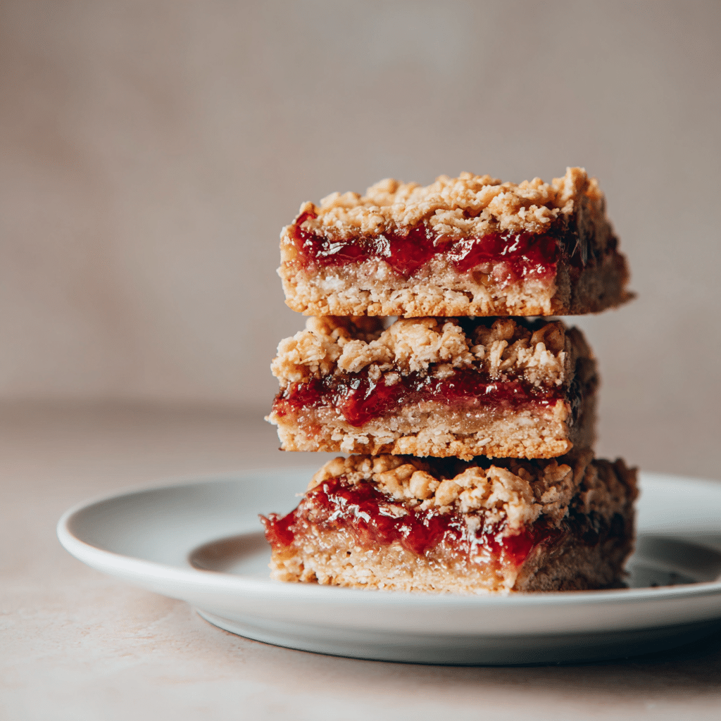 Strawberry Oat Bars Recipe - Recipe Image