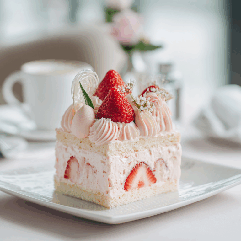 Strawberry Vanilla Birthday Cake Recipe