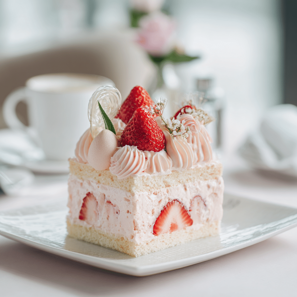 Strawberry Vanilla Birthday Cake Recipe
