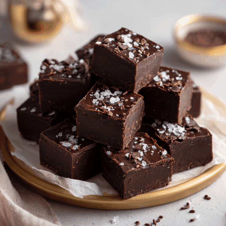 Dark Chocolate Peanut Butter Fudge (Luxury Edition) Recipe