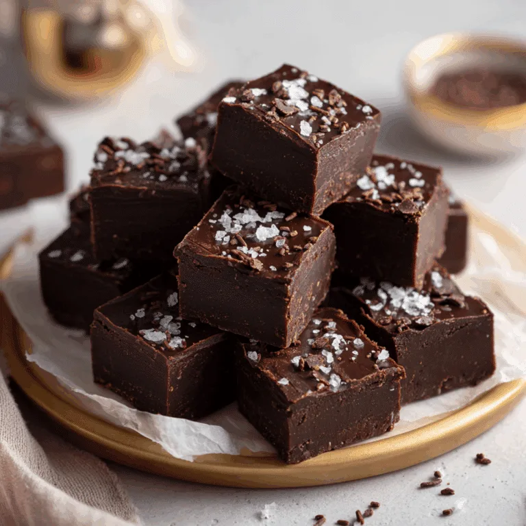Dark Chocolate Peanut Butter Fudge (Luxury Edition) Recipe