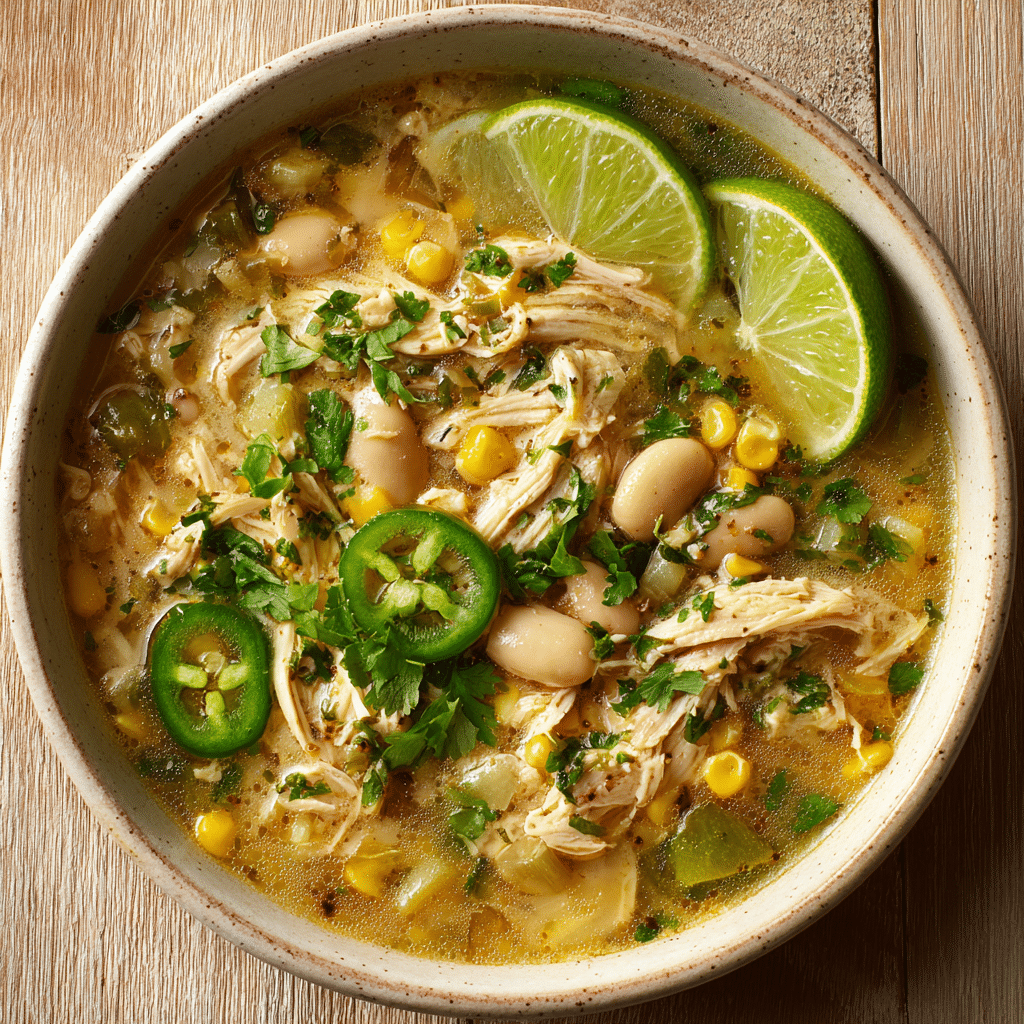 Spicy Lime White Chicken Chili (fresh & vibrant version) Recipe - Recipe Image