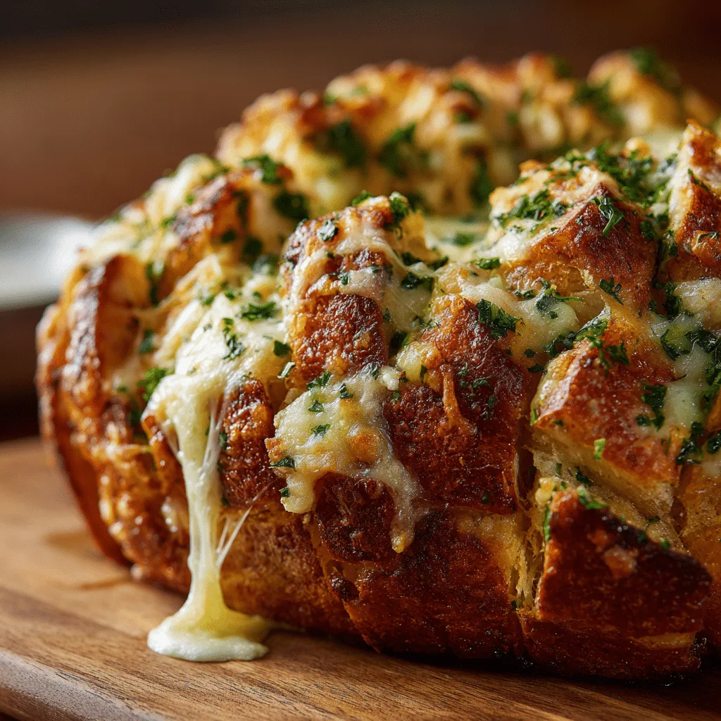 Cheesy Garlic Pull-Apart Bread Recipe