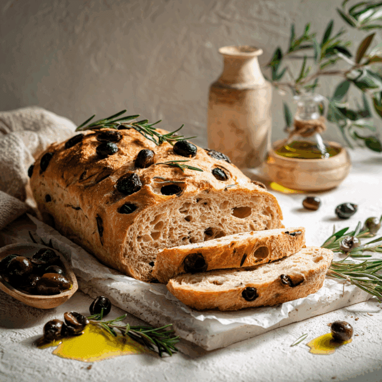 Olive & Rosemary Bread Recipe