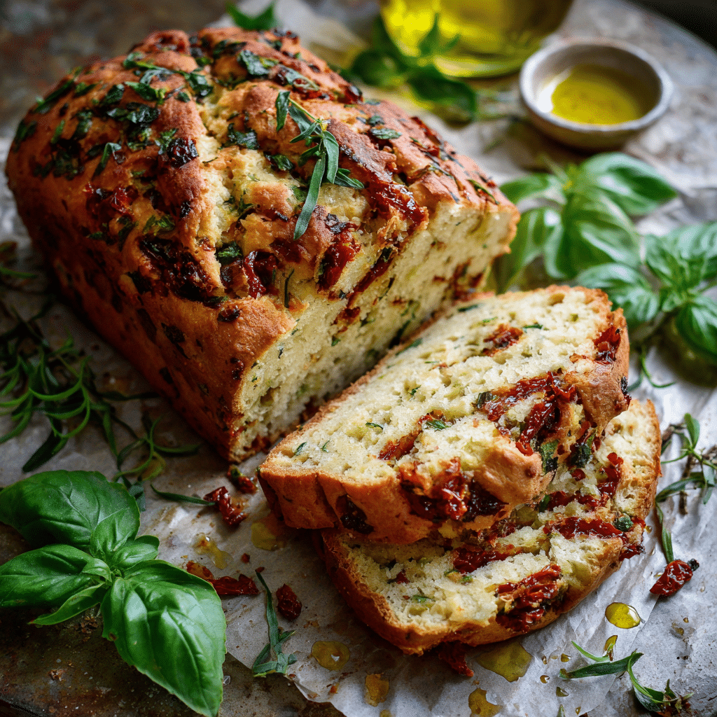 Sun-Dried Tomato & Basil Bread Recipe
