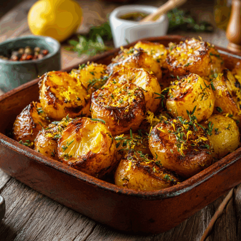 Lemon Herb Roasted Potatoes Recipe