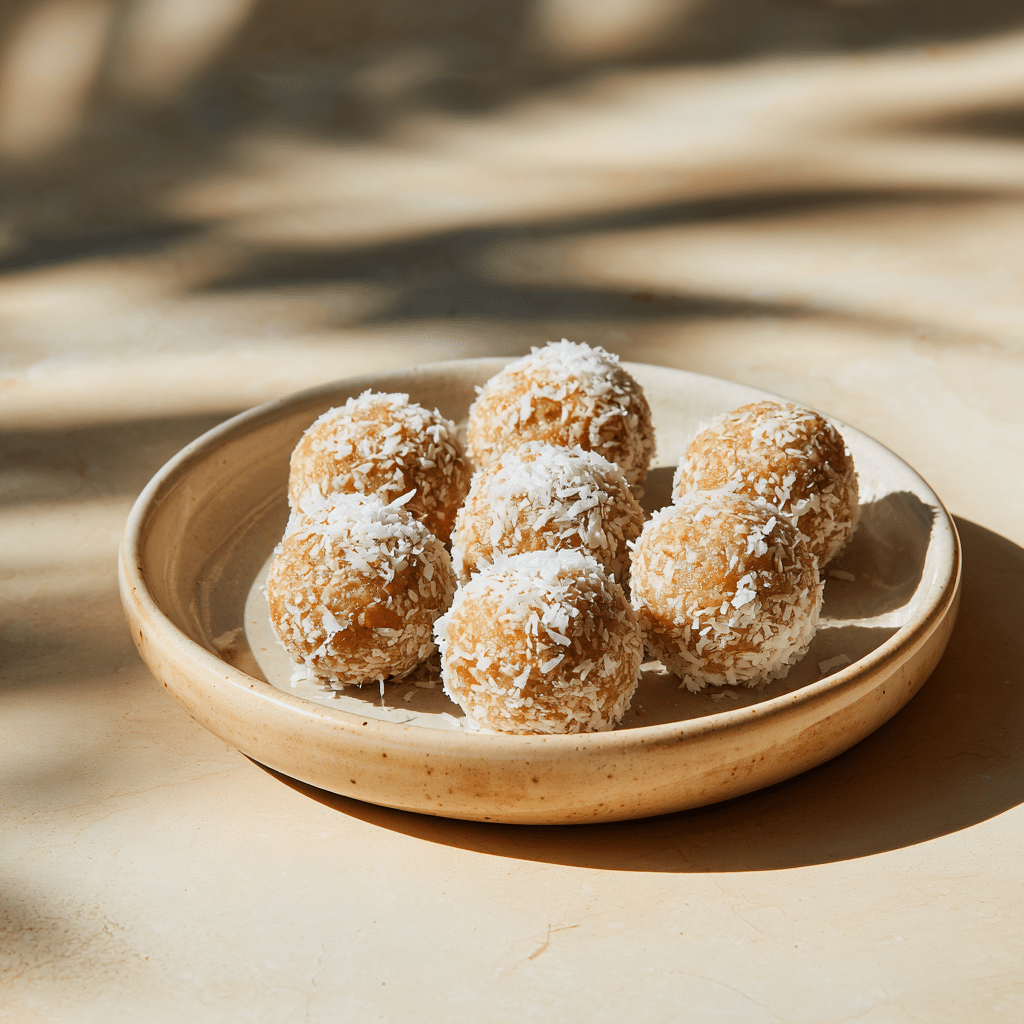 Lemon Coconut Energy Balls Recipe - Recipe Image