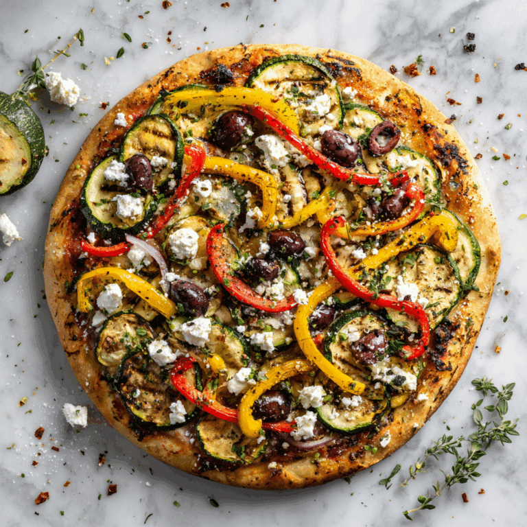 Mediterranean Veggie Pizza Recipe