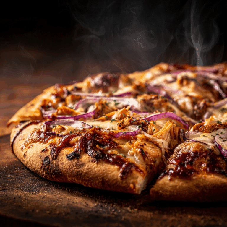 Spicy Chicken BBQ Pizza Recipe