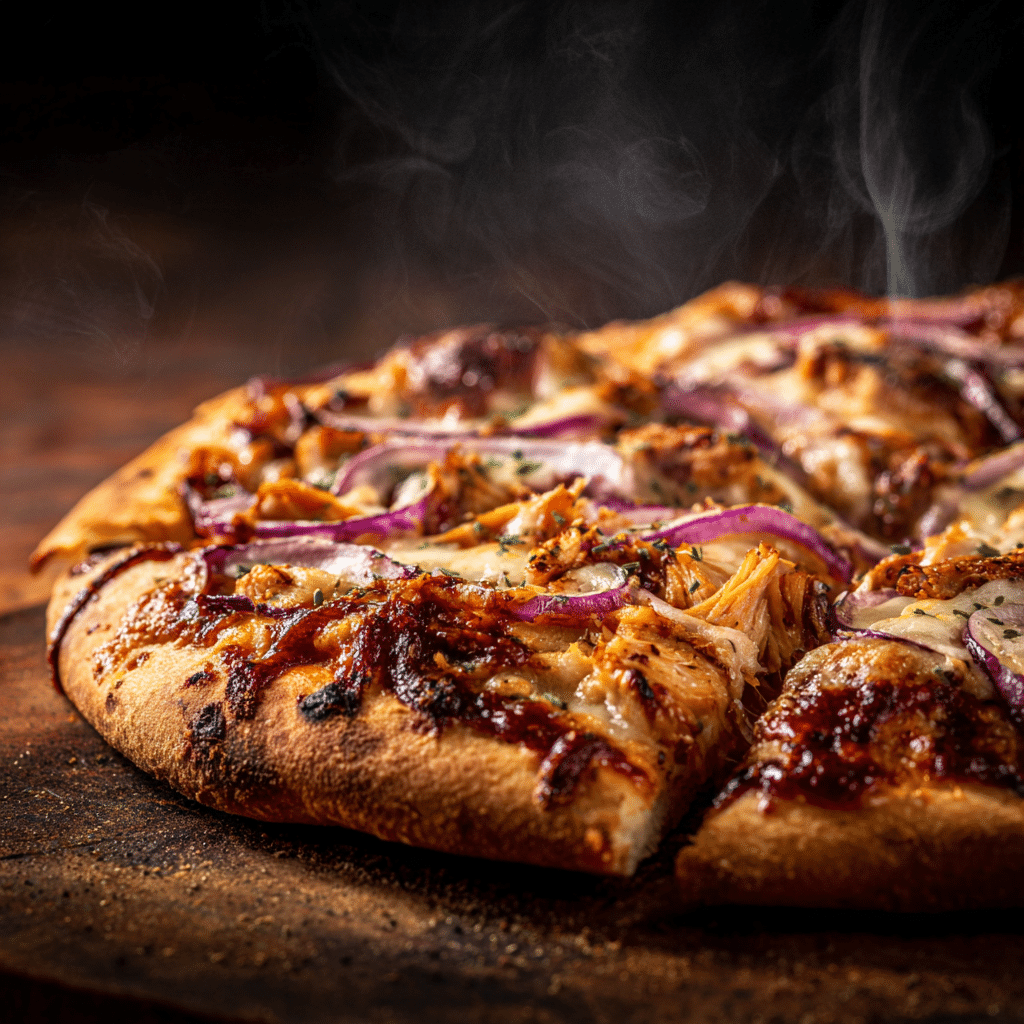 Spicy Chicken BBQ Pizza Recipe
