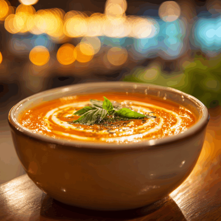 Creamy Tomato Basil Soup Recipe