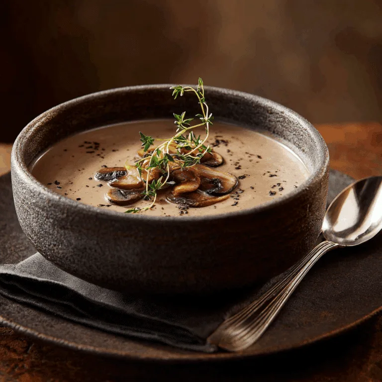 Cream of Mushroom Soup Recipe