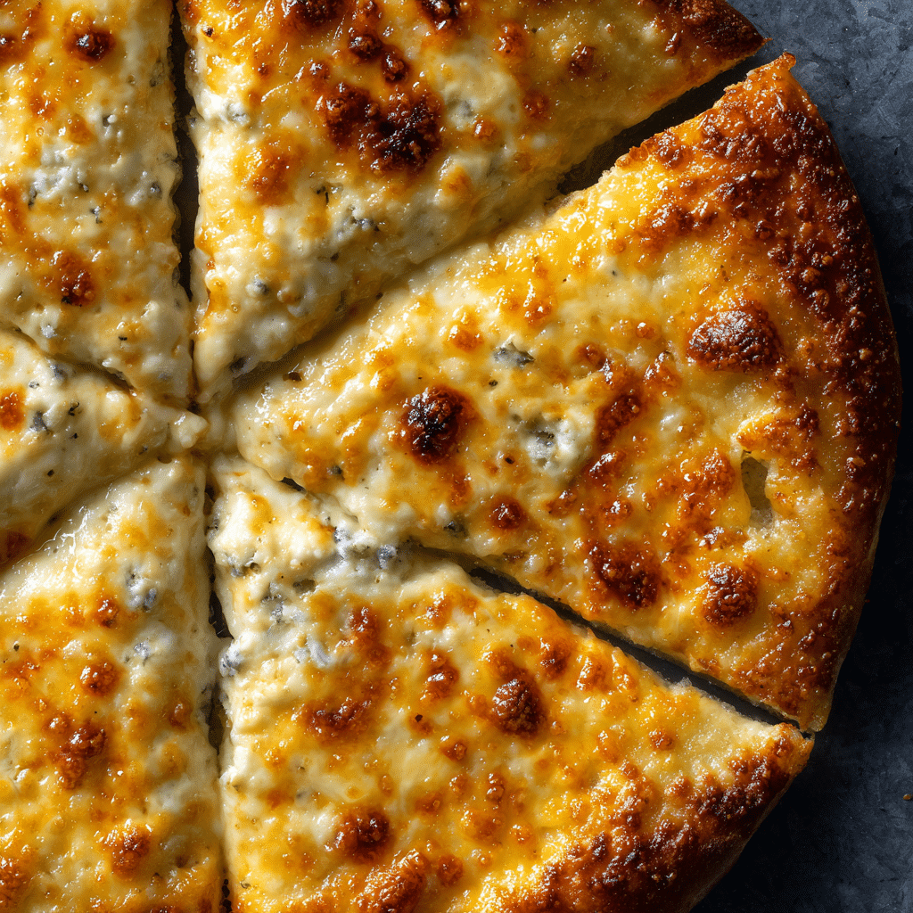 Four Cheese Pizza Recipe - Recipe Image