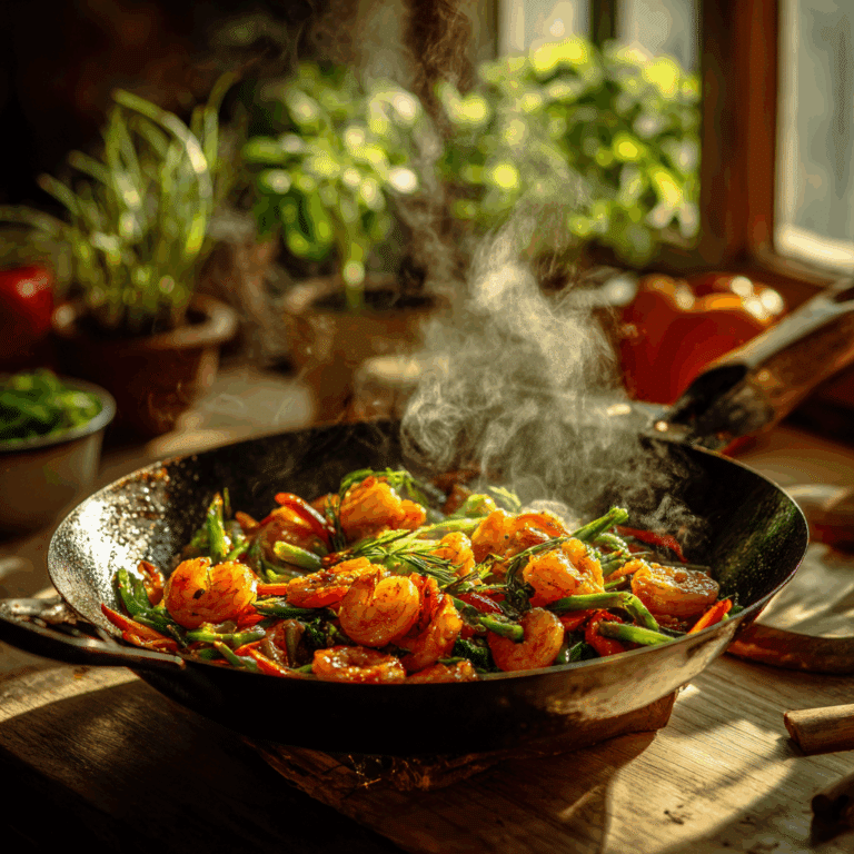 Spicy Shrimp Stir-Fry