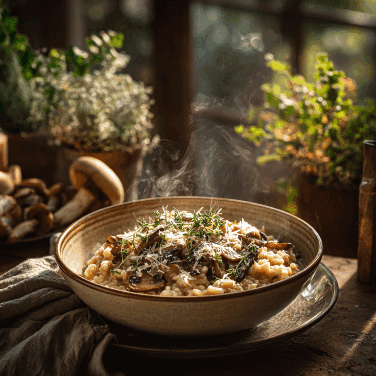 Mushroom Risotto