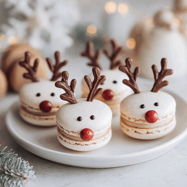 Reindeer Macarons Recipe